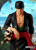 Roronoa Zoro de One Piece - Unfold Store