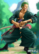 Roronoa Zoro de One Piece - Unfold Store