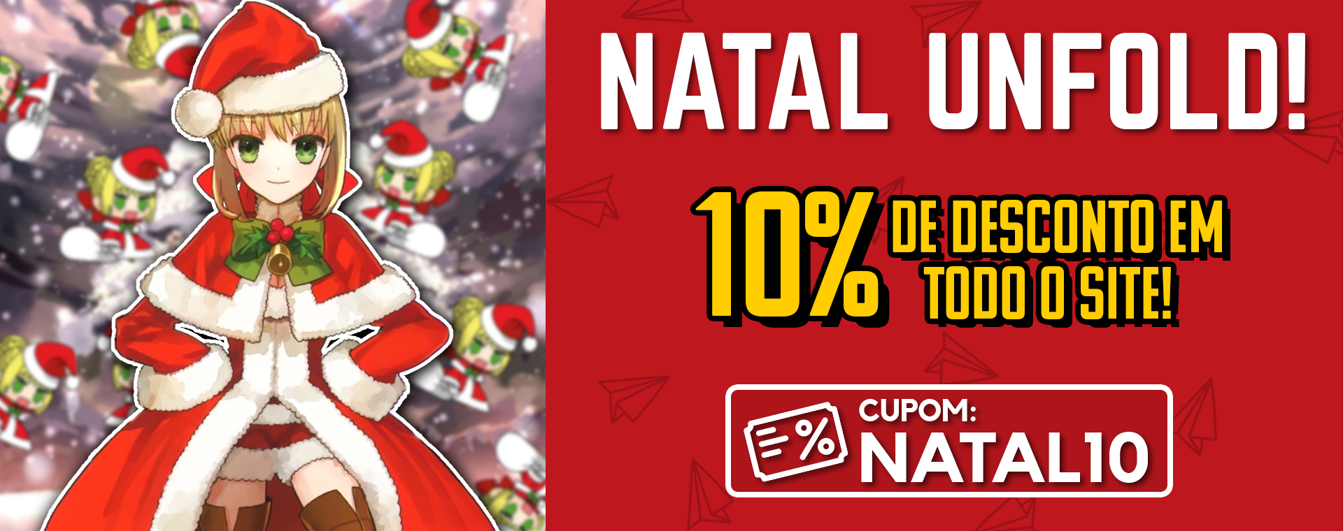 Banners de Promoção da Unfold Store